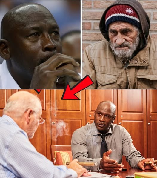 Homeless OLD Man HELPS Michael Jordan, Next Day He Gets The Shock Of His Life!