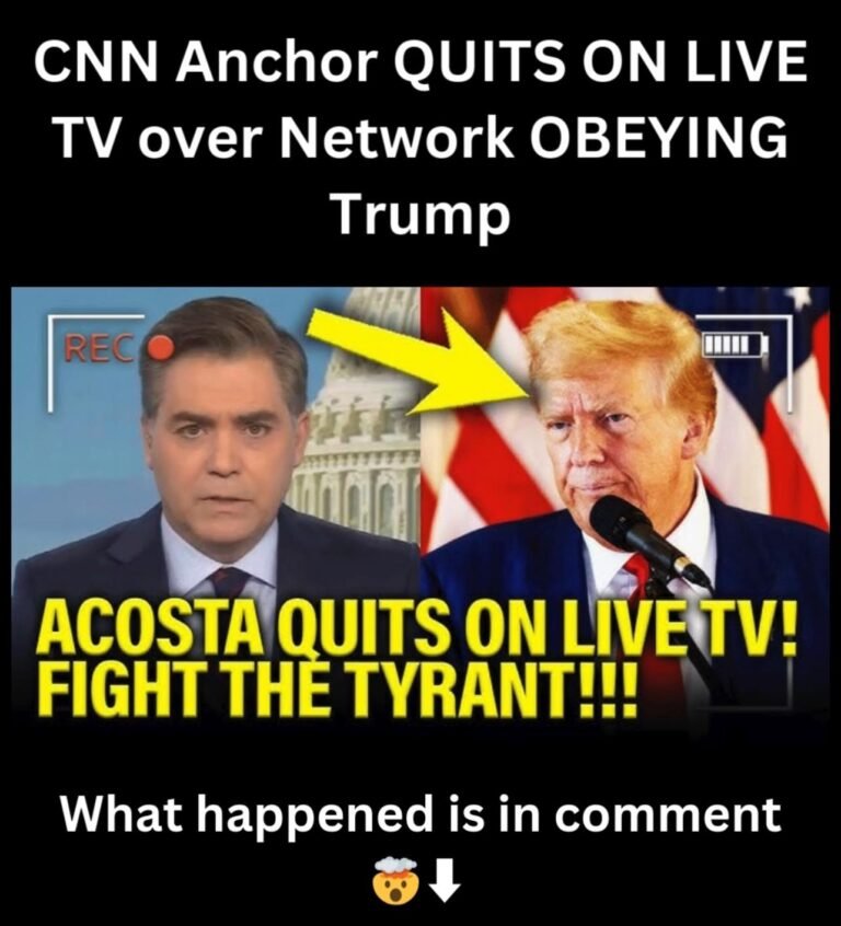 Live on Air: Jim Acosta Steps Down as CNN Faces Internal Turmoil A Defining Moment for Independent Journalism: Jim Acosta’s Live Resignation from CNN and Its Far‑Reaching Implications